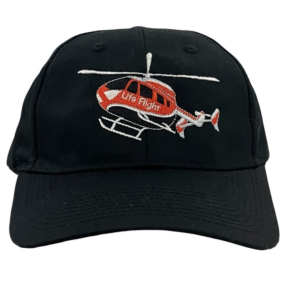 Port Authority's Memorial Hermann Life Flight Adjustable Black Ball Cap - Picture 1 of 15